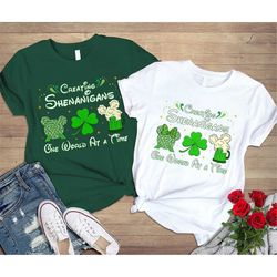 St Patricks Day Disney Epcot Shirt, St Patricks Day Shirts, Creating Shenanigans St Patricks Day Shirts, Shamrock Shirts