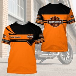 Harley Davidson T-Shirt Design 2D Full Printed Sizes S - 5XL