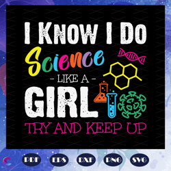 I Know I Do Science Like A Girl, Try To Keep Up, Math Teacher Svg, Math Teacher