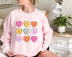 Be Mine Sweatshirt, Conversation Hearts Shirt, XOXO Sweatshirt, Valentines Day Shirt,