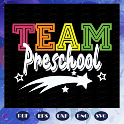 Team Preschool, Preschool Svg, Preschool Teacher, Back To School, First Day Of S