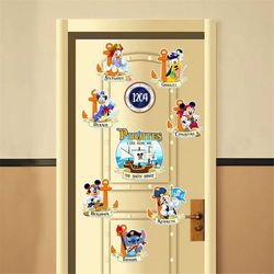 Personalized Mickey and Friends Disney Pirates Magnet For Cruise Ship Stateroom Doors, Disney Pirates of Caribbean, Sail