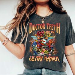 Disney Muppets Doctor Teeth And The Electric Mayhem T-Shirt, Disneyland Family Trip Vacation Gift Unisex Adult T-shirt K