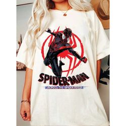 Vintage Spider-Man Across the Spider-Verse Shirt, Disney Marvel Comics Spiderman Shirt, Marvel Fan Gift, Spider Ghost Sh