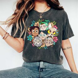 The Owl House Floral Shirt, The Owl House Shirt, Boiling Isles Tee, Magic and Demonics Shirt, King Luz Shirt, Disney tri