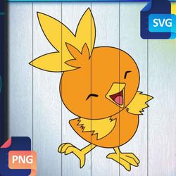 Torchic SVG free for Cricut | Torchic Pokemon SVG free