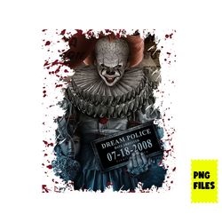 Pennywise Png, Pennywise Face Png, Halloween Png, Horror Movie Character Png, Halloween Png, Horror Movie Png