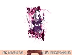 Sucker Punch Babydoll Longsleeve T Shirt Long Sleeve  png, sublimation