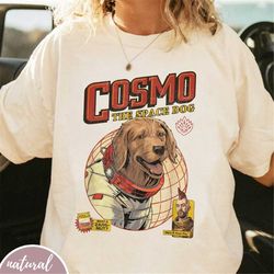 Cosmo the Space Dog Shirt, Retro Guardians of the Galaxy Vol.3 Shirt, Marvel Shirt, Rocket Raccoon & Team Space Shirt, G