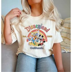 Disneyland Est 1955 California Shirt, Vintage Disneyland Shirt, Happiest Place On Earth Shirt, Vintage Disney Shirts, Re