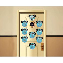 Personalized Disney Cruise Line 25th Silver Anniversary at Sea Magnets For Cruise Ship Stateroom Doors, Mickey Minnie Ea