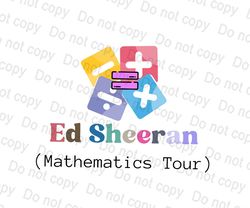 Ed Mathematics World Tour Png, Equals Tour Png, Mathematics Music Tour Png, Fan Gift Shirt Png Sublimation Digital Downl