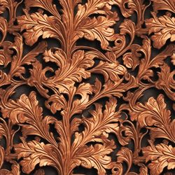 Tooled Leather 42 Seamless Tileable Repeating Pattern