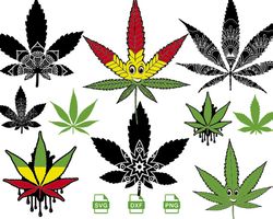 Weed Leaf svg, Marijuana Leaf svg, Cannabis Leaf svg, Smoking svg, Weed svg, Smoking Quotes svg, Cannabis Silhouette svg