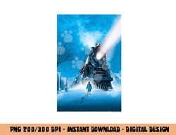 The Polar Express Train Poster  png, sublimation