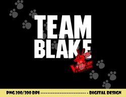 The Voice Blake Team  png, sublimation