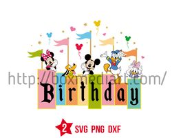 mickey mouse birthday svg, disney mouse svg, minnie svg, png files