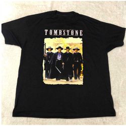 Vintage Tombstone 1993 Western Classic Movie T-shirt, '93 Tombstone Shirt, Western Cowboy Tombstone Shirt, Movie Tee
