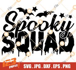 Spooky Squad, Kids Halloween, Matching Halloween, Cute Halloween, Halloween svg, Family Halloween, Trick Or Treat ,