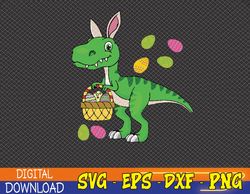 Easter Dinosaur Svg, Boys Kids Bunny Easter Basket Stuffers Svg, Eps, Png, Dxf, Digital Download