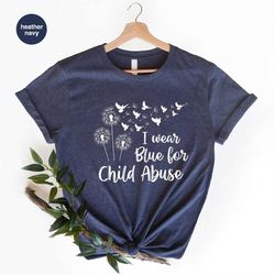 Child Abuse Shirt, Stop Child Abuse Outfit, Social Worker Gift, Awareness Graphic Tees for Women, Foster Care TShirt, An