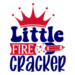 Little fire cracker svg, 4th of July svg, America svg, USA Flag svg, Independence Day SVG, Cut File Cricutth