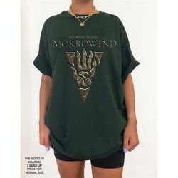 The Elder Scroll Morrowind logo Inspired Tee, The Elder Scroll Vintage Shirt