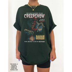 Creepshow, stephen king, george romero shirt, Horror movies shirt