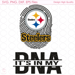 Pittsburgh Steelers It In My DNA Svg, Sport Svg, Pittsburgh Steelers Svg, Finger