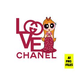Powerpuff Girls Chanel Png, Chanel Png, Powerpuff Girls Png, Cartoon Chanel Png, Fashion Brands Png, Ai Digital File