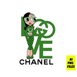 Chanel Powerpuff Girls Png, Chanel Logo Png, Powerpuff Girls Png, Cartoon Png, Chanel Brands Logo Png, Ai Digital File