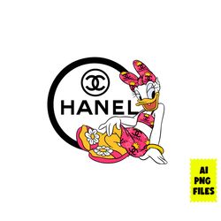 Daisy Duck Chanel Png, Chanel Logo Png, Daisy Duck Png, Chanel Brands Logo Png, Cartoon Png, Disney Png, Ai Digital File