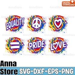 Rainbows Love Equality Pride LGBT Svg,Gay Pride Svg,LGBT Day Svg,Lesbian Svg,Gay Svg,Bisexual Svg,Transgender Svg,Queer