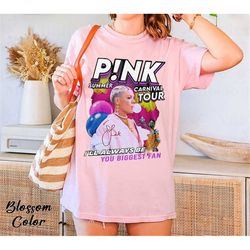 Vintage Pink Summer Carnival Tour Shirt, Ill Always Be Your Biggest Fan Shirt