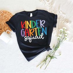 Kindergarten Squad Shirt,Hello Kindergarten Shirt,Kindergarten Team,2023 Happy First Day Of School,Back To School Outfit