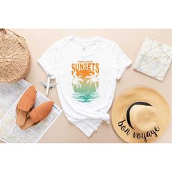 Chasing Sunsets Shirt, Summer Shirts for Women, Summer Gifts for Women Men, Beach Shirt Family, Summer Camping Shirt, Be