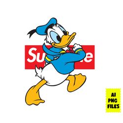 Donald Duck Supreme Png, Supreme Logo Png, Donald Duck Png, Disney Supreme Png, Disney Png, Ai Digital File