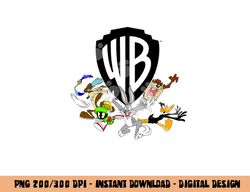 WB100 Looney Tunes Retro Scatter Warner Bros. Group Logo  png, sublimation