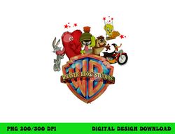 WB100 Looney Tunes Trouble Makers Warner Bros. Logo  png, sublimation