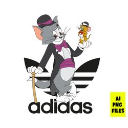 Tom And Jerry Adidas Png, Adidas Logo Png, Tom And Jerry Png, Cartoon Adidas Png, Cartoon Png, Ai Digital File