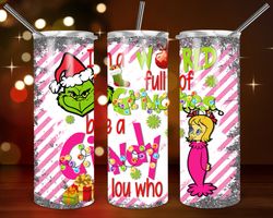 The Grinch and Cindy Lou Skinny tumbler, Grinch Sublimation 30oz Curved Tumbler, Straight Tapered wrap 30oz New Tumbler