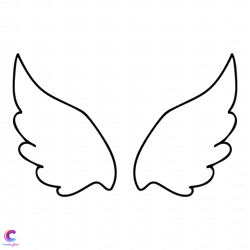 Wings Angel Svg, Trending Svg, Wings Svg, Wings Angel Gifts, Wings Love, Wings G