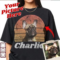 custom dog vintage shirt, custom dog shirt, dog lover gift, dog owner gift, personalized dog, dog mom tshirt, custom pet