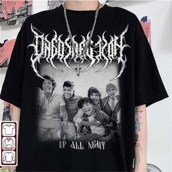 One Direction Black Metal Merch, One Direction Black Metal Shirt, Up All Night Black Black Metal Merch, Up All Night Bla