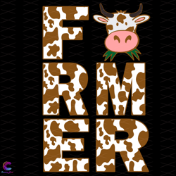 Farmer Cow Svg, Trending Svg, Cow Svg, Farmer Svg, Farm Svg, Boo Svg, Animals Sv