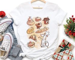 Cute Remy Mouse Chef Watercolor Shirt, Ratatouille Tee, Walt Disney World T-shirt, Di