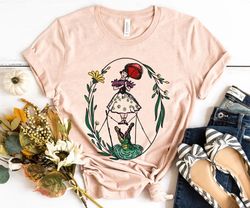 Lady On Tightrope Girl Floral Shirt The Haunted Mansion T-shirt Magic Kingdom Disneyl