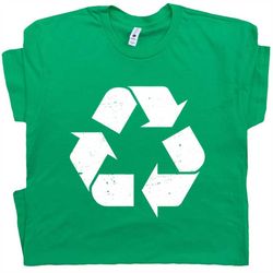 recycle t shirt recycling logo t shirt vintage recycle symbol graphic tee mens womens retro recycle logo tshirt 80s karm