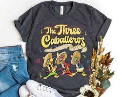 Retro Disney The Three Caballeros Classic Shirt, Donald Duck Jose Carioca
