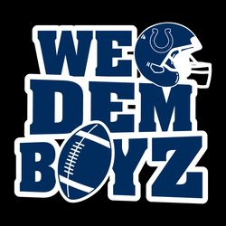 We Dem Boyz Indianapolis Colts Svg